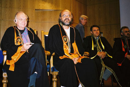 the University of Macedonia awarded honorary doctorate to Don Knuth 