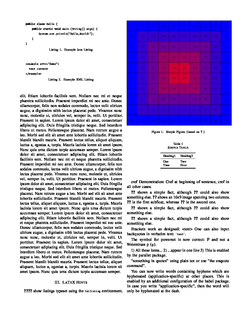 IEEE 会议排版样例